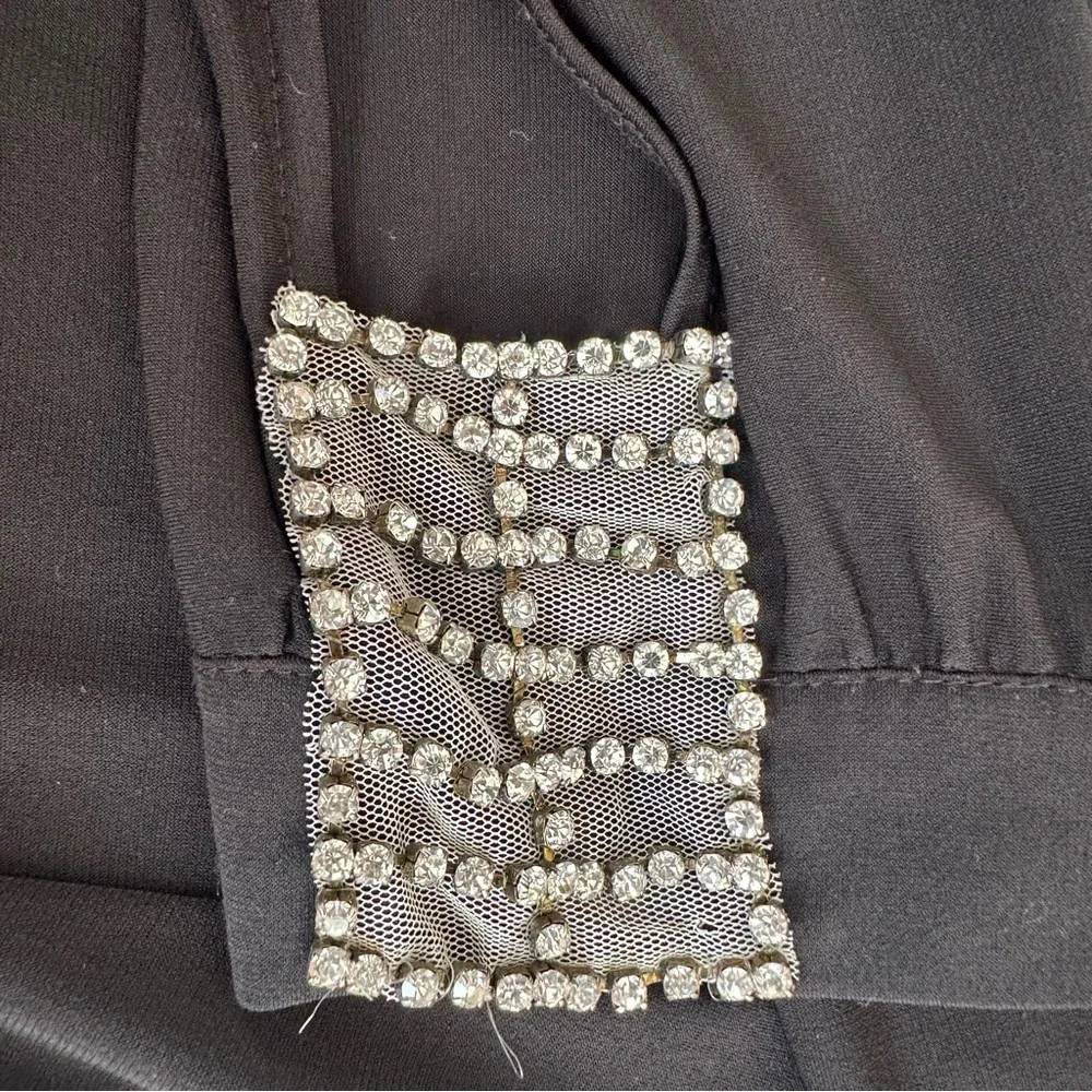 Jovani Black and Silver Dress with Sequin - Picture 7 of 12